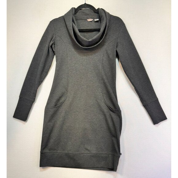 Merrell Dresses & Skirts - Merrell Womens Cowl Neck Long Sleeve Casual Dress Size XS Gray Pockets